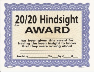 hindsight